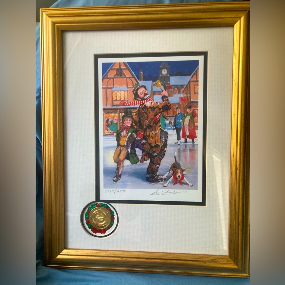 Emmet Kelly Tis the Season Lithograph